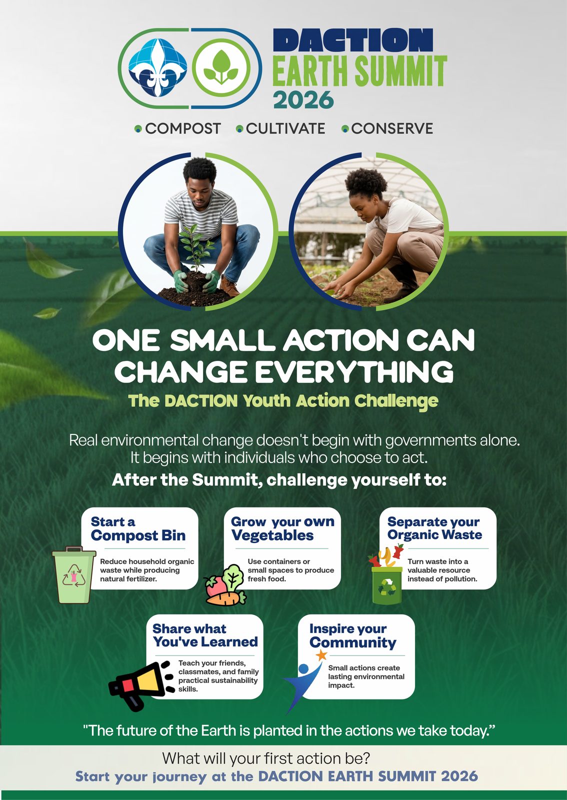 DACTION Earth Summit, 2026 - Summit promotions