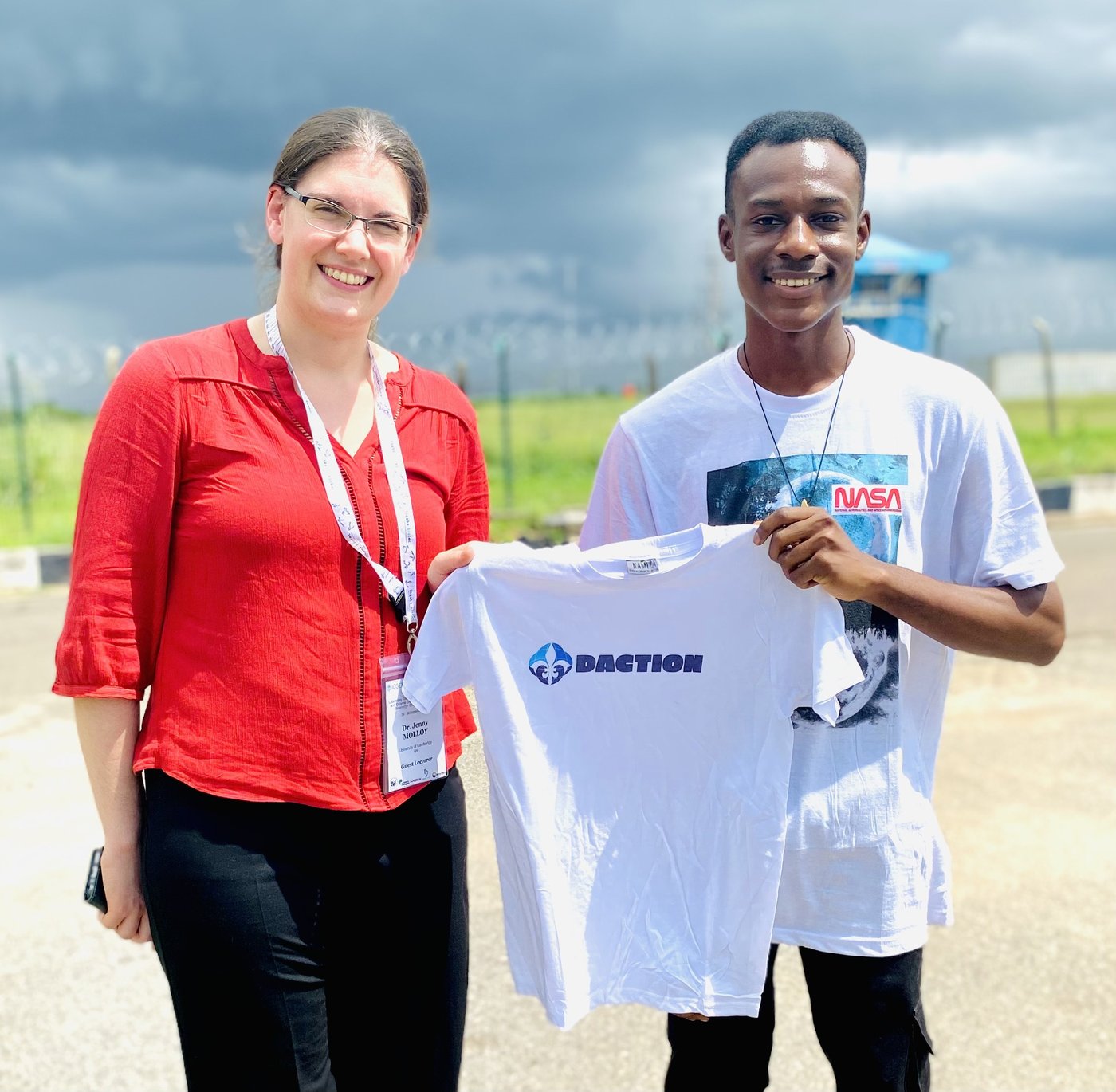 Daniel with Dr. Jenny Molloy, 2022