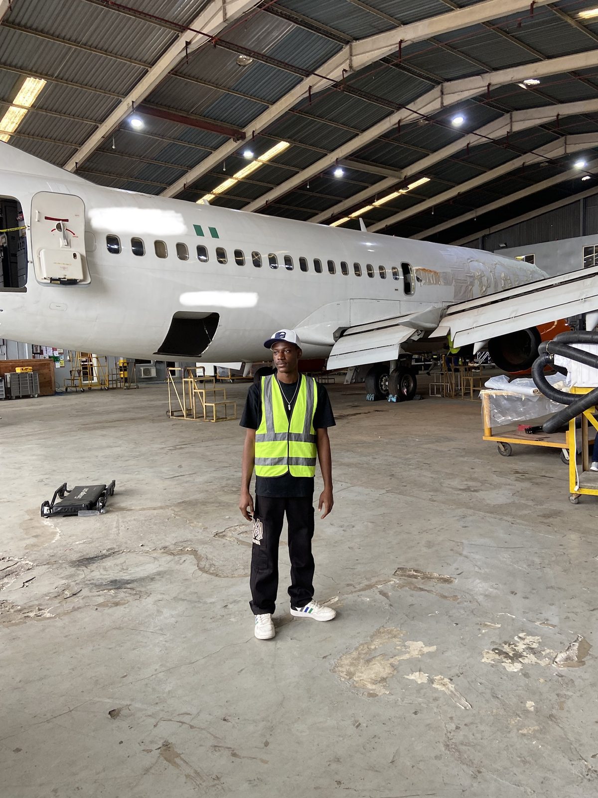 Daniel Olajuyigbe at work