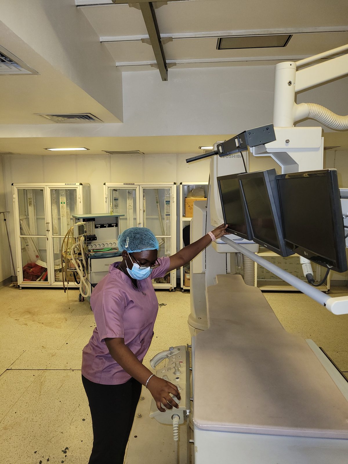 Gloria Ogundipe at work