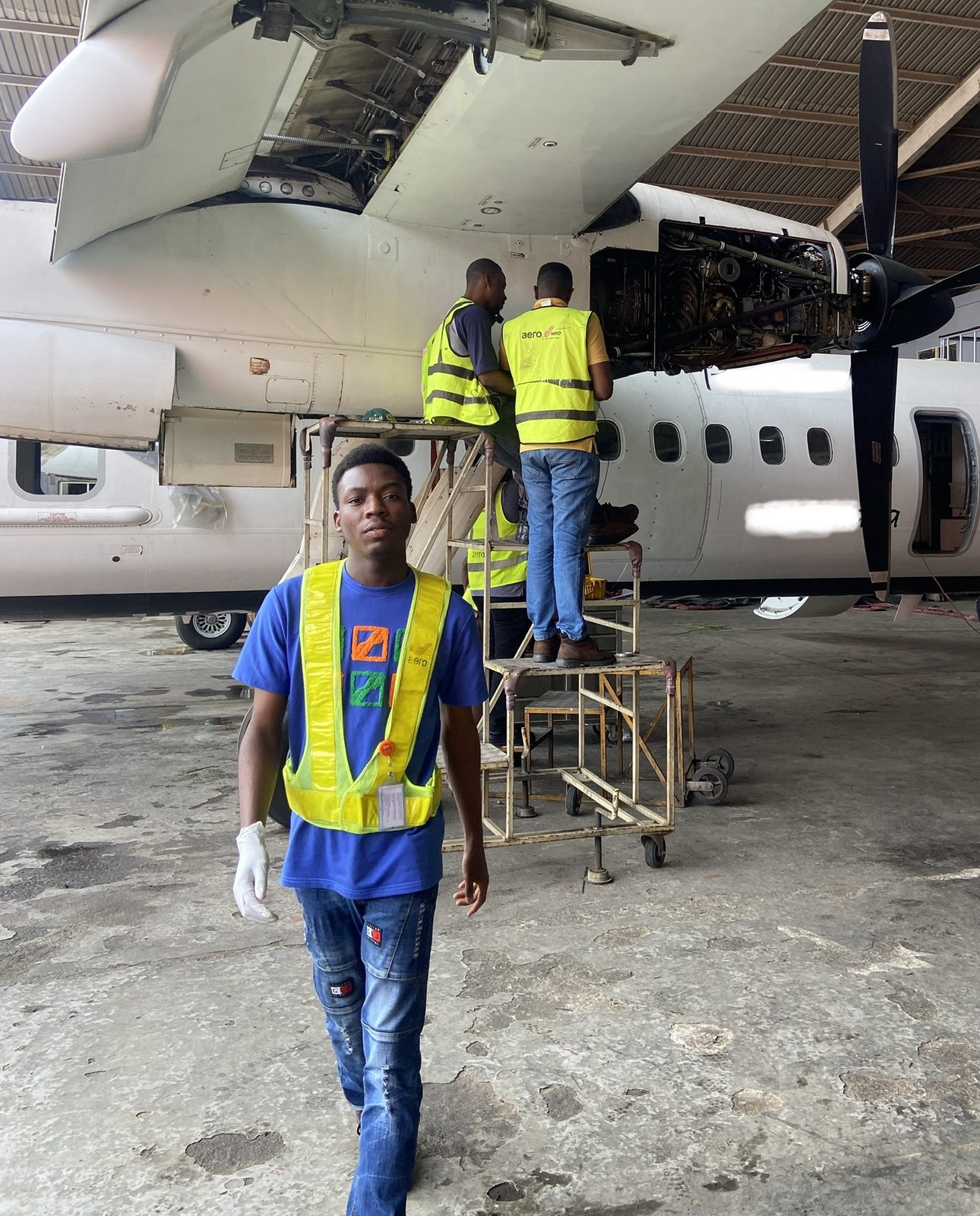 Toluwanimi Olaoye at work